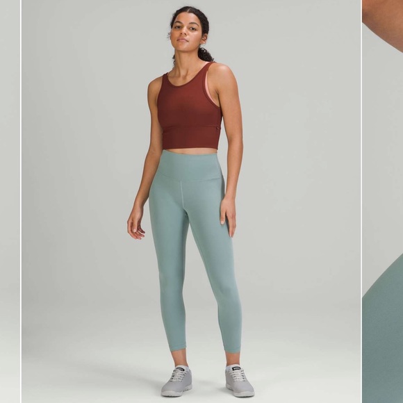 Lululemon Wunder Train High-Rise Tight 25" Misty Glade - Picture 1 of 5